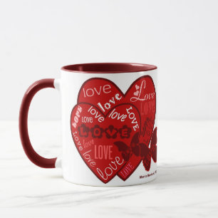 Valentinstag Herz und Liebe Tasse (2)