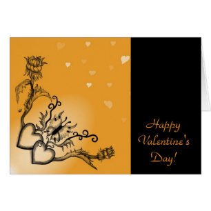 Valentinstag - Herz und Schmetterling auf Regenbog