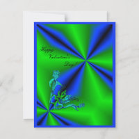 Valentinstag - Herz und Schmetterling auf Regenbog