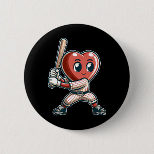 Valentinstag-Herz Verkauf Team Spieler Tter Hitter Button