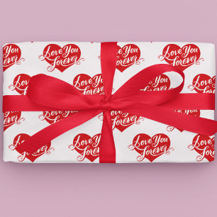 Valentinstag-Herz-Verpackungspapier für ewige Lieb Geschenkpapier
