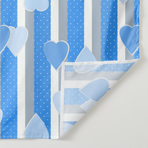 Valentinstag-Herzen auf gestreiftem Hintergrund  Wandteppich