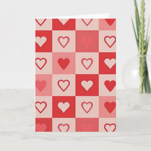 Valentinstag-Herzen-Karte Karte