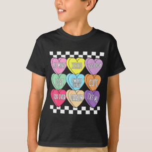 Valentinstag-Herzen Süßigkeiten sind Konversations T-Shirt