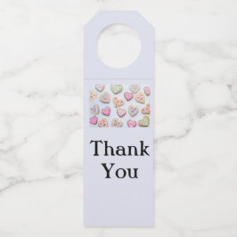 Valentinstag Herzkekse Flaschenanhänger