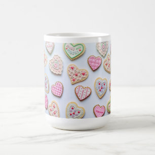 Valentinstag Herzkekse Kaffeetasse