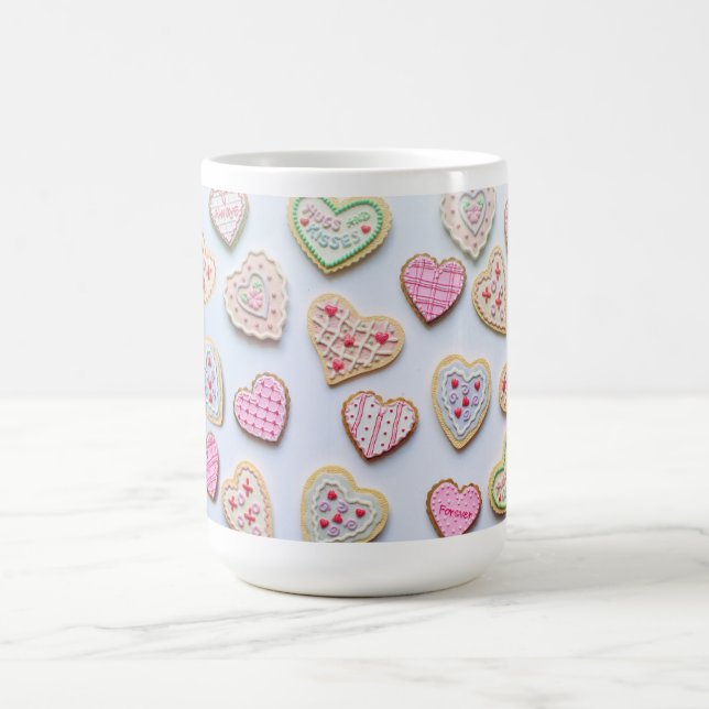 Valentinstag Herzkekse Kaffeetasse (Mittel)