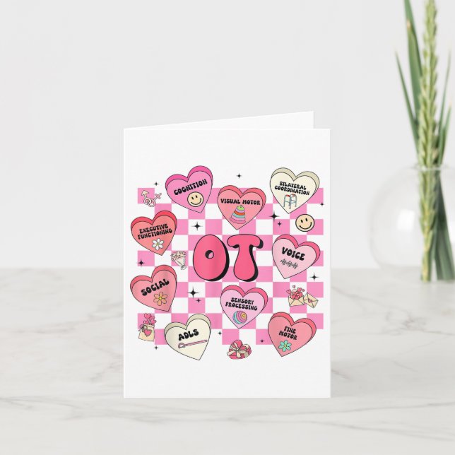 Valentinstag Herztherapeut Karte (Vorderseite)
