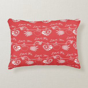 Valentinstag-Hintergrund Dekokissen
