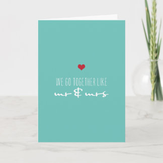 Valentinstag Hochzeitstag Liebe Feiertagskarte