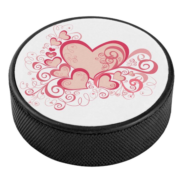 Valentinstag Hockey Puck (3/4)