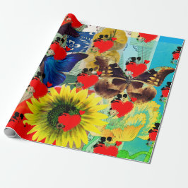 Valentinstag HÖREN UND BLUME Wrapping Paper Geschenkpapier