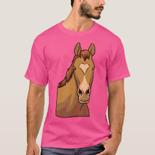 Valentinstag Horse Pony Reiten G T-Shirt