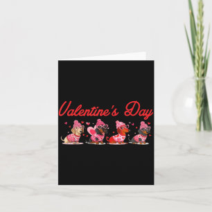 Valentinstag Hund Süßer Dachshund Hunde Für Hunde Karte