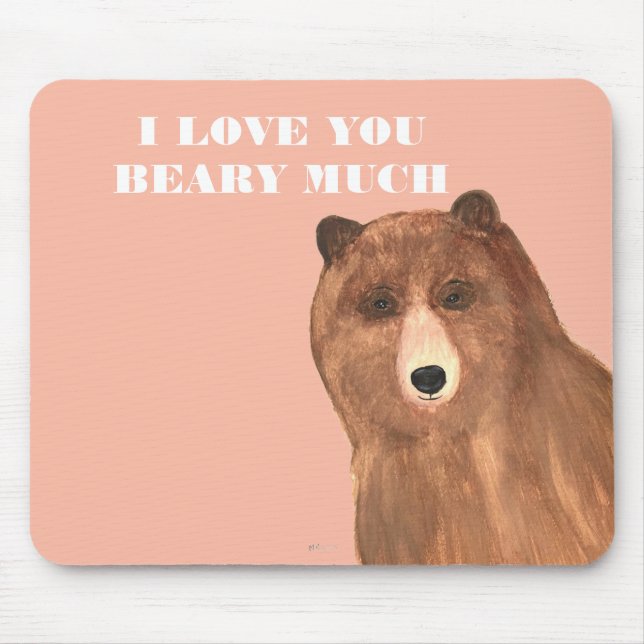 Valentinstag I Liebe, dass du viel bekommst Mousepad (Vorne)