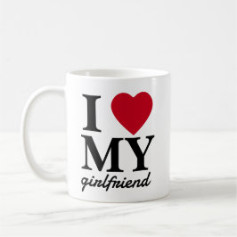 Valentinstag I Liebe Meine Freundin | Boyfriend Kaffeetasse