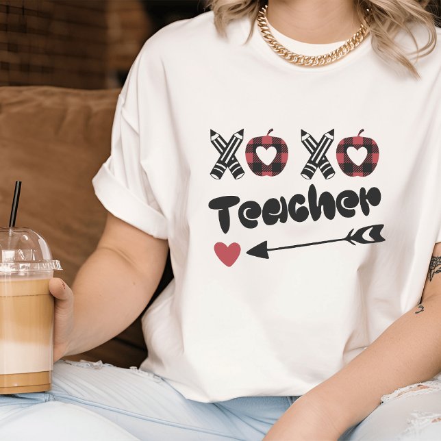 Valentinstag I Niedlich Lehrer T - Shirt (Cute Valentine's Teacher Tee)