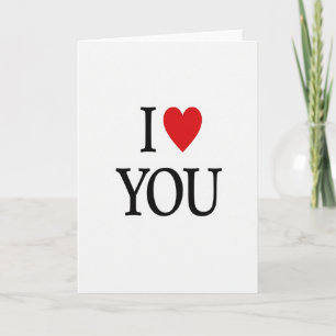 Valentinstag-Ich-liebe-dich-Karte Karte