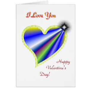Valentinstag, ich Liebe dich, Regenbogenherz