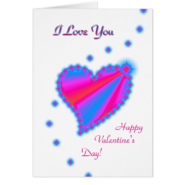 Valentinstag, ich Liebe dich, Regenbogenherz (Vorne)