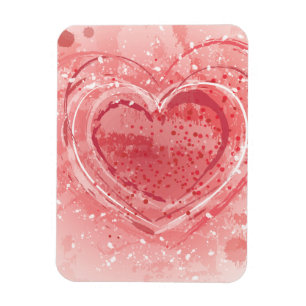 Valentinstag-Illustration Magnet