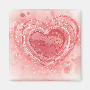 Valentinstag-Illustration Magnet
