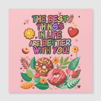 Valentinstag im Klassenzimmer Boho Donuts und Blum
