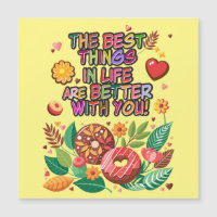 Valentinstag im Klassenzimmer Boho Donuts und Blum