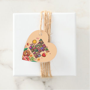 Valentinstag im Klassenzimmer Donut Blume personal Geschenkanhänger