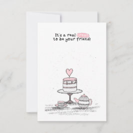 Valentinstag im Unterricht Mitteilungskarte