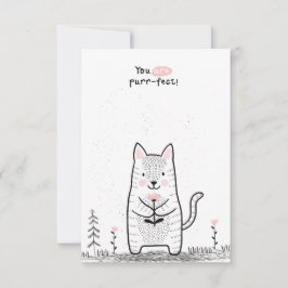 Valentinstag im Unterricht Mitteilungskarte