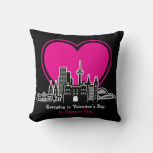 Valentinstag in Köln Kissen