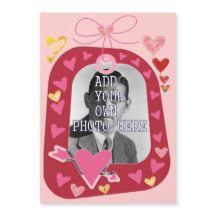 Valentinstag individuell anpassbare Magnetkarte - 
