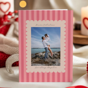 Valentinstag Individuelle Fotografie Romantisch Feiertagskarte
