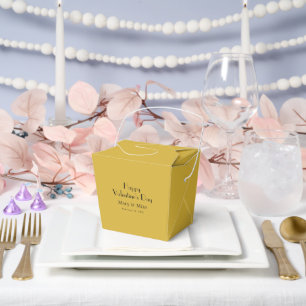 Valentinstag Individueller Name M Gold Mitnehmen Geschenkschachtel