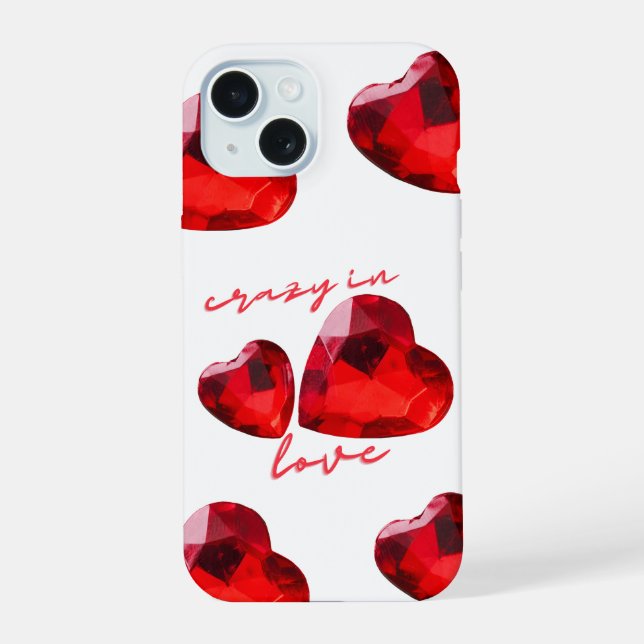 Valentinstag iPhone 15 Fall Hülle (Rückseite)