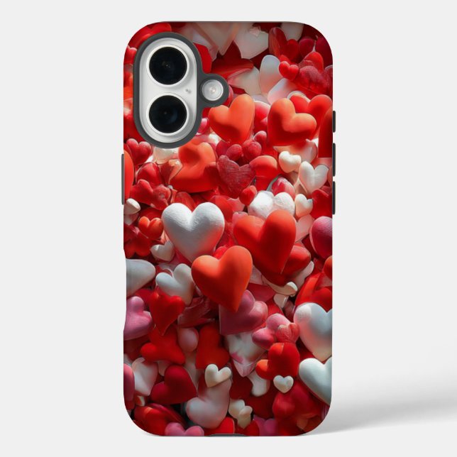 Valentinstag iPhone 16 Tough Case | Romantisch (Rückseite)