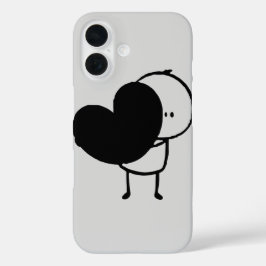 Valentinstag-iPhone-Hülle – Romantisches Herz  iPhone 16 Hülle