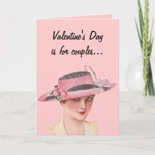 Valentinstag ist für Paare... Feiertagskarte