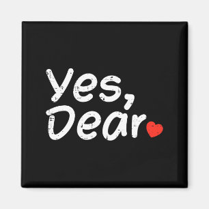 Valentinstag Ja Liebes Herz Lustiger Ehemann Freun Magnet
