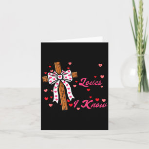 Valentinstag Jesus liebt mich religiös christlich Karte