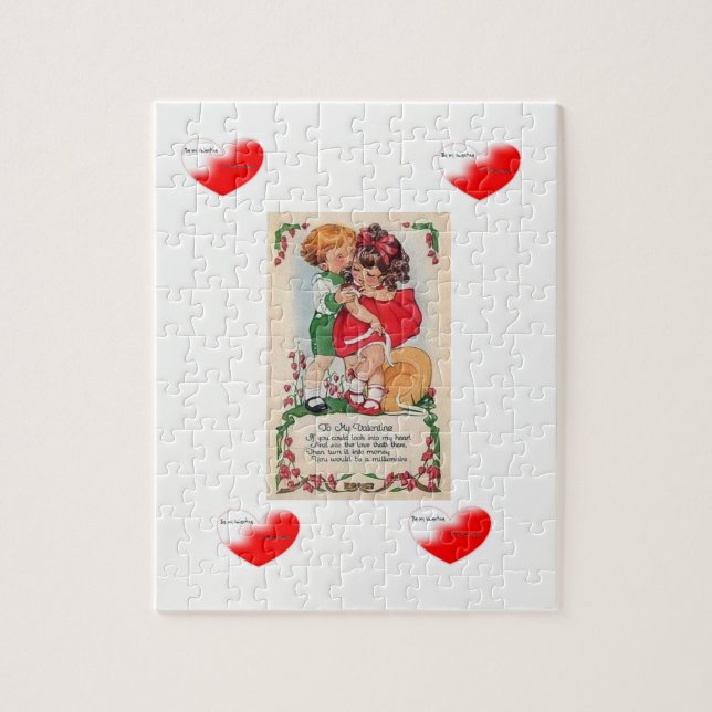 Valentinstag Jigsaw Puzzle (Vertikal)