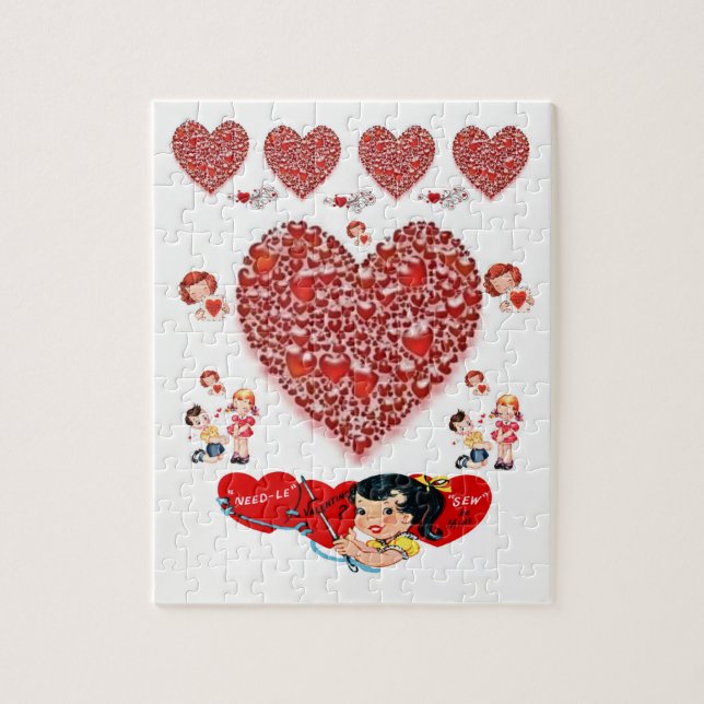 Valentinstag Jigsaw Puzzle (Vertikal)