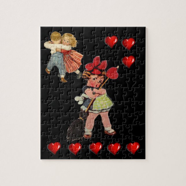 Valentinstag Jigsaw Puzzle (Vertikal)