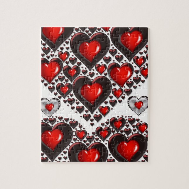 Valentinstag Jigsaw Puzzle (Vertikal)