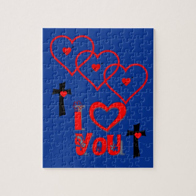 Valentinstag Jigsaw Puzzle (Vertikal)