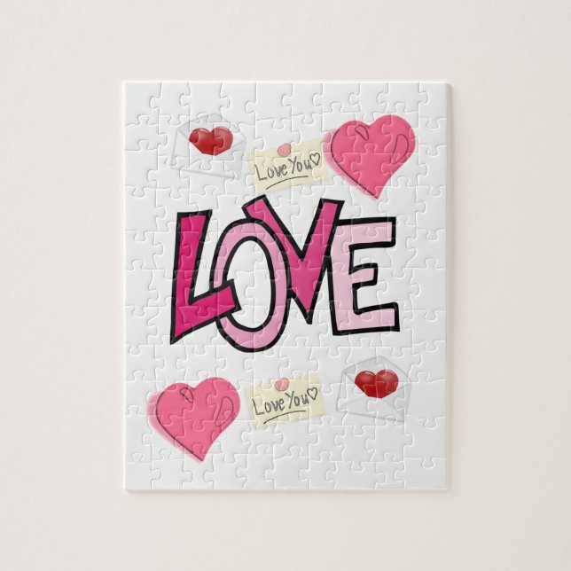 Valentinstag Jigsaw Puzzle (Vertikal)