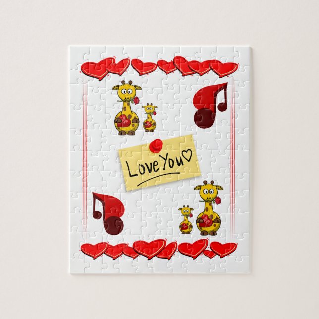 Valentinstag Jigsaw Puzzle (Vertikal)