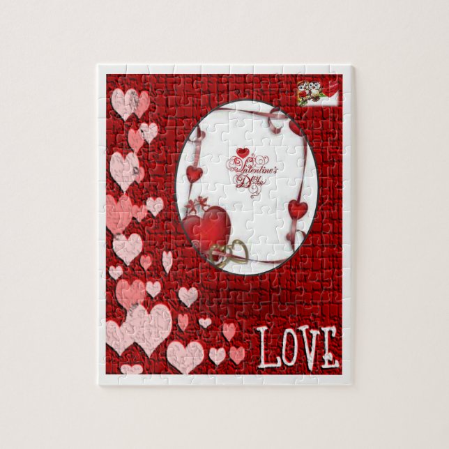 Valentinstag Jigsaw Puzzle (Vertikal)