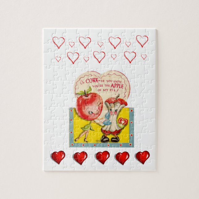 Valentinstag Jigsaw Puzzle (Vertikal)